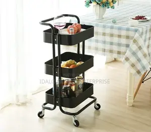 3 Tier Trolley Storage Rack