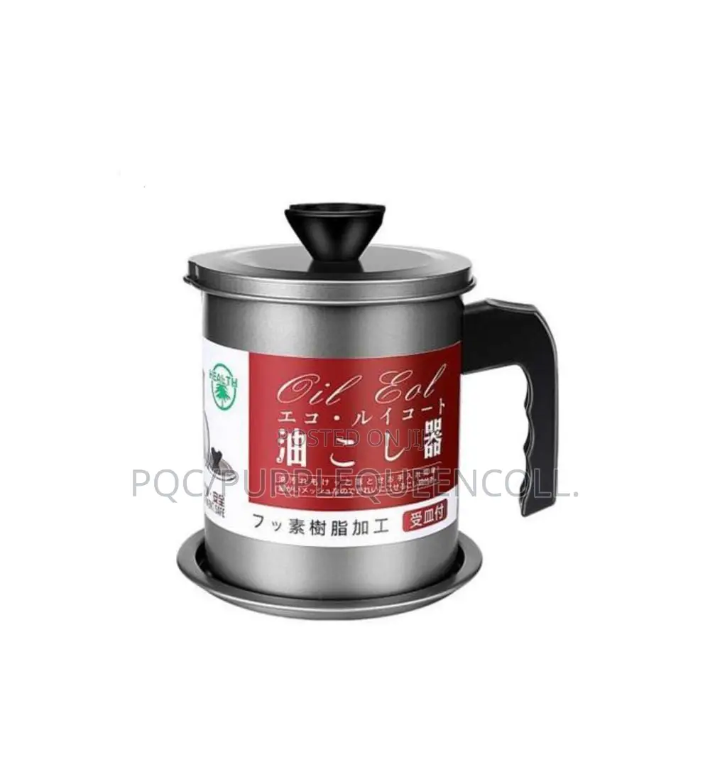 Oil Filter Pot With Insulated Handle