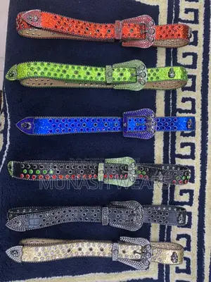 Original Leather Bb Stone Belt