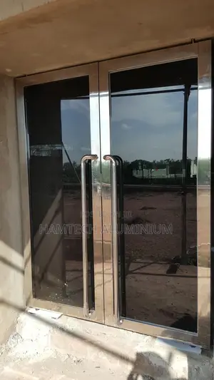 Stanless 10mm Thick Tempered Glass Entrance Door