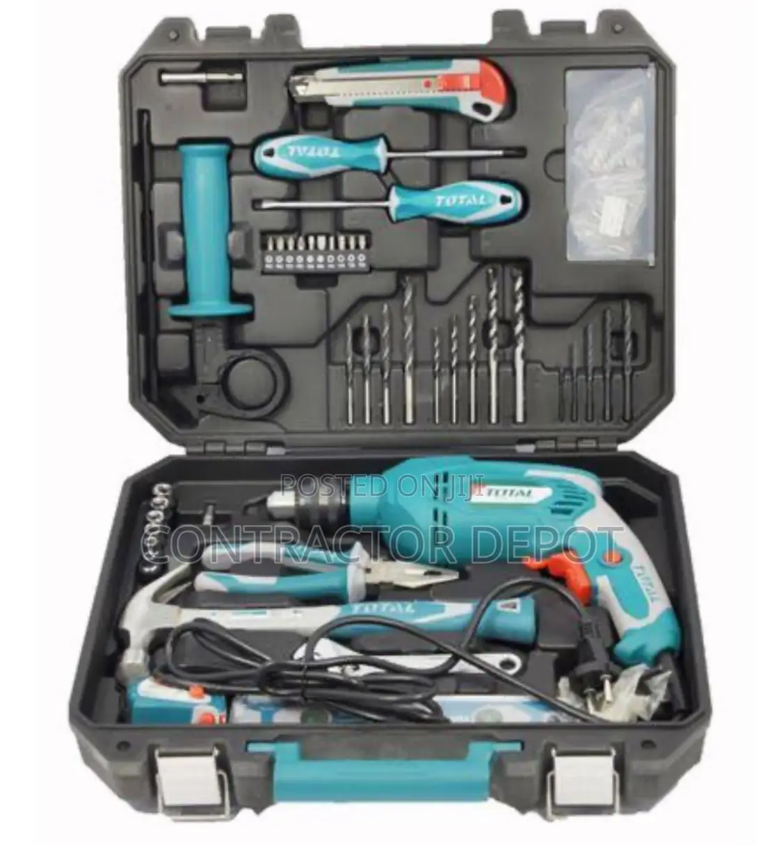 Tools 115 PCS Tools Set Including Impact Drill (680W)