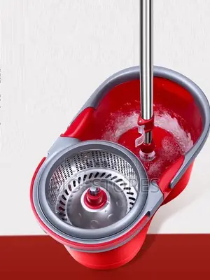 Rotating Stainless Inner Spin Mop With Bucket