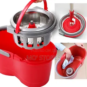 Rotating Stainless Inner Spin Mop With Bucket