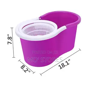 Rotating Plastic Inner Spin Mop With Bucket