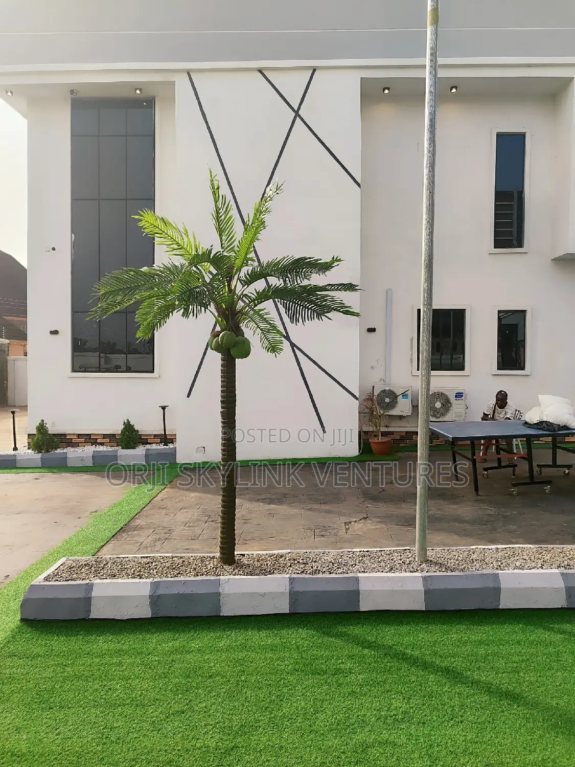12ft Tall Artificial Palm Flower Plant