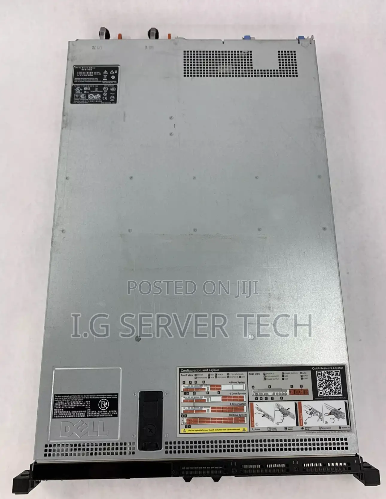 Server Dell PowerEdge R620 64GB Intel Xeon HDD 2T