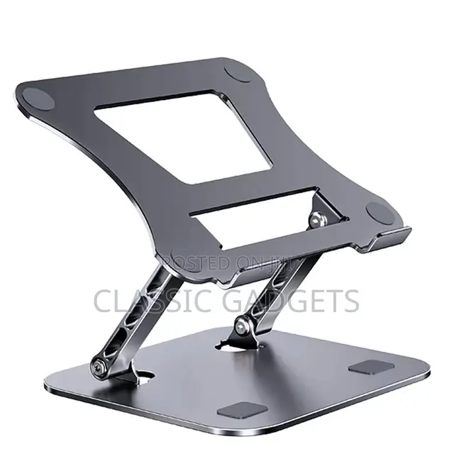 Aluminum Laptop Stand, Ergonomic Adjustable Notebook Stand,