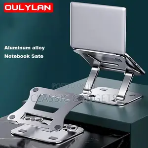 Aluminum Laptop Stand, Ergonomic Adjustable Notebook Stand,