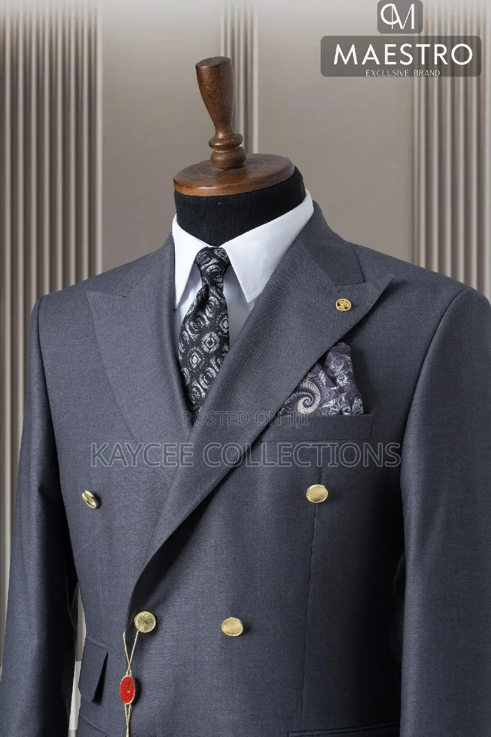 Exclusive Brand New Italian Double Breasted Suit
