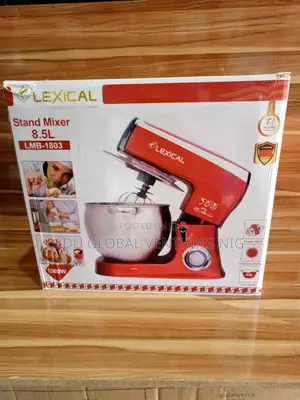 Lexical Stand Mixer 8.5litres Stainless Steel Bowl,1500watts
