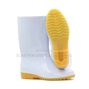Medical White Gum Theater Boots