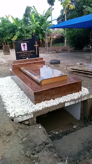 Bible Design Marble Grave Fabrication.