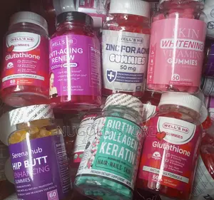 Photo - Biotin, Glutathione, Zinc for Acne and Whitening Gummies *60