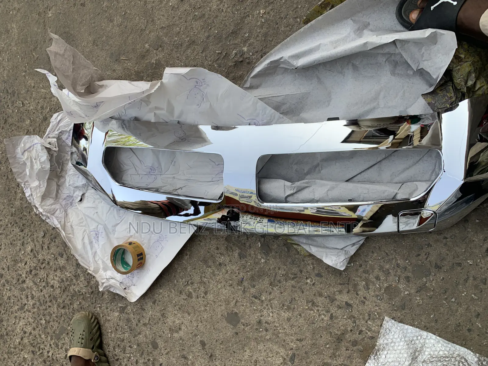 Front Bumper Shining for ML 2014