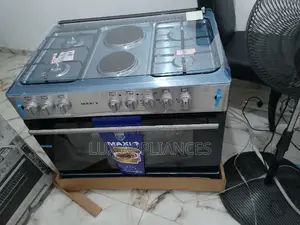 Maxi 6 Burner, 4 Gas 2 Electric Cooker 60*90 (4+2) INOX