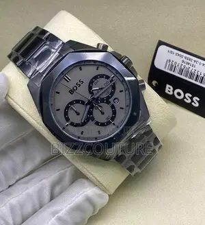 Original Boss Chronograph Black Chain Watch Is Available