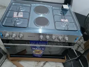 Maxi Style 60*90 (4+2) Inox 4 Gas + 2 Electrical Gas Cooker