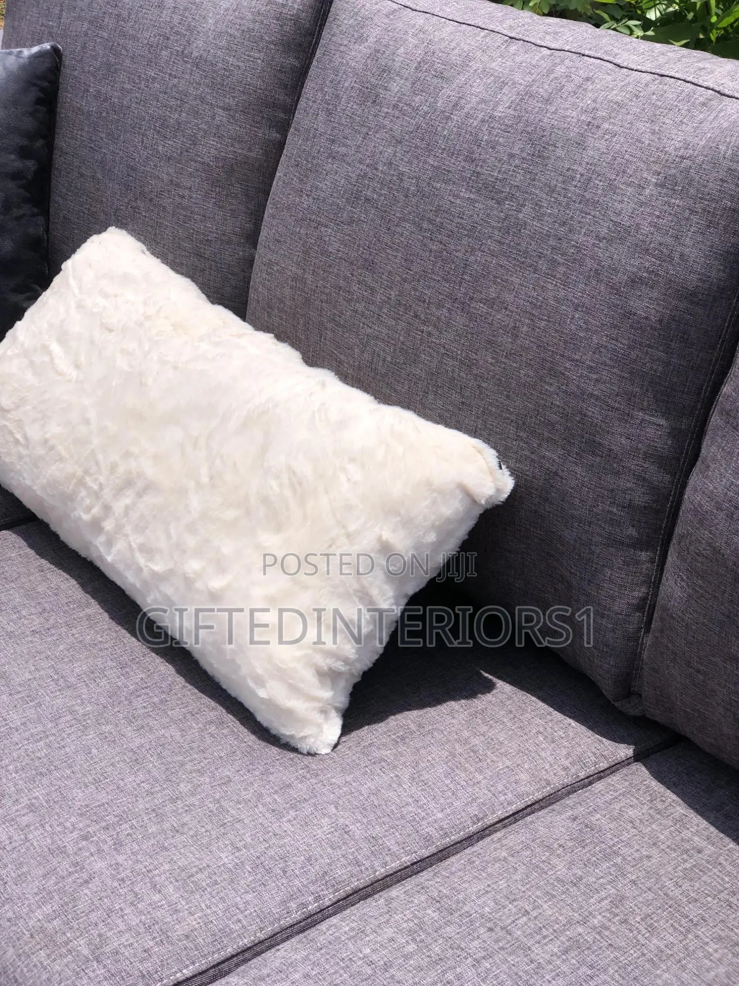 3 Seaters Fluffy Sofa