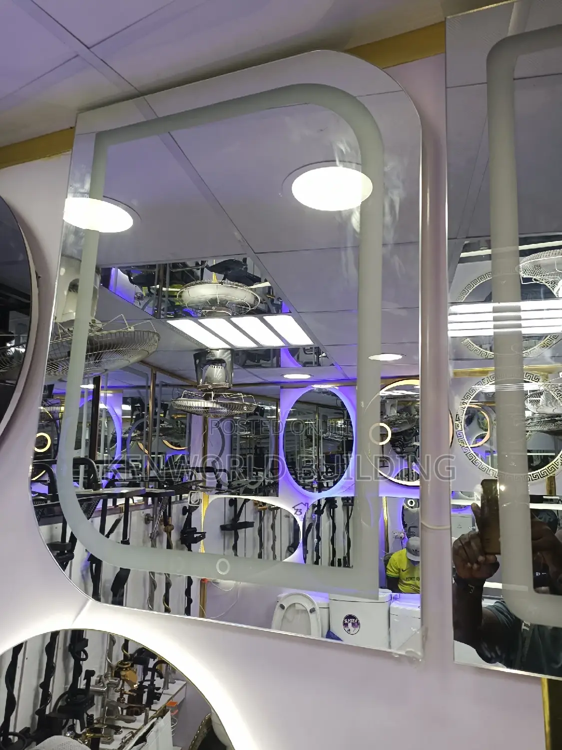 High Quality D Shape Light Mirror