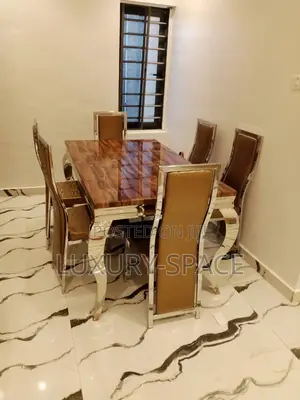 Quality Marble Dining Set by 6