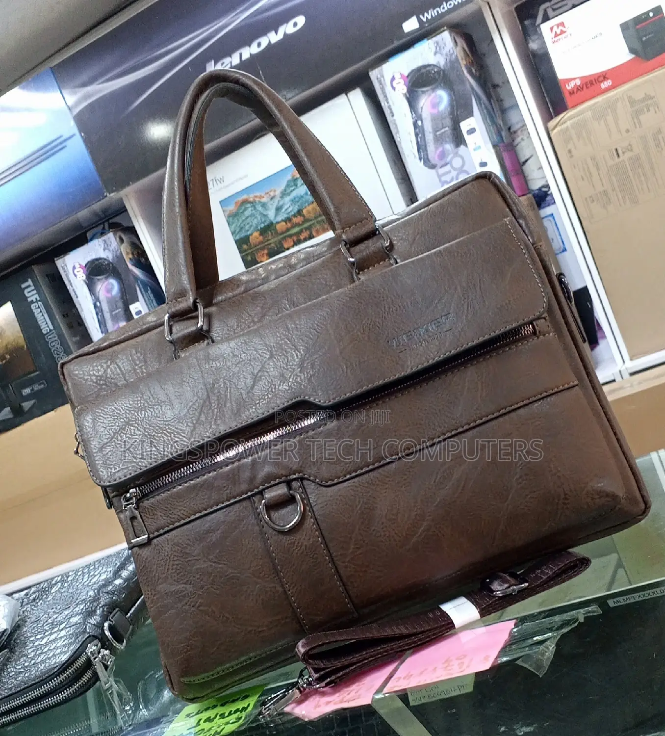 Weixier Leather Laptop Bag