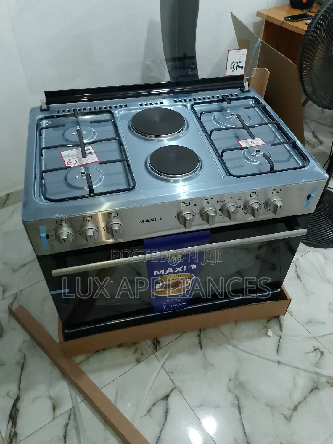 Push Knobs Ignition Maxi Gas Cooker