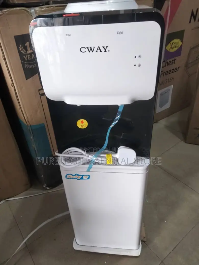 Hot and Cold Water Dispenser With Fridge