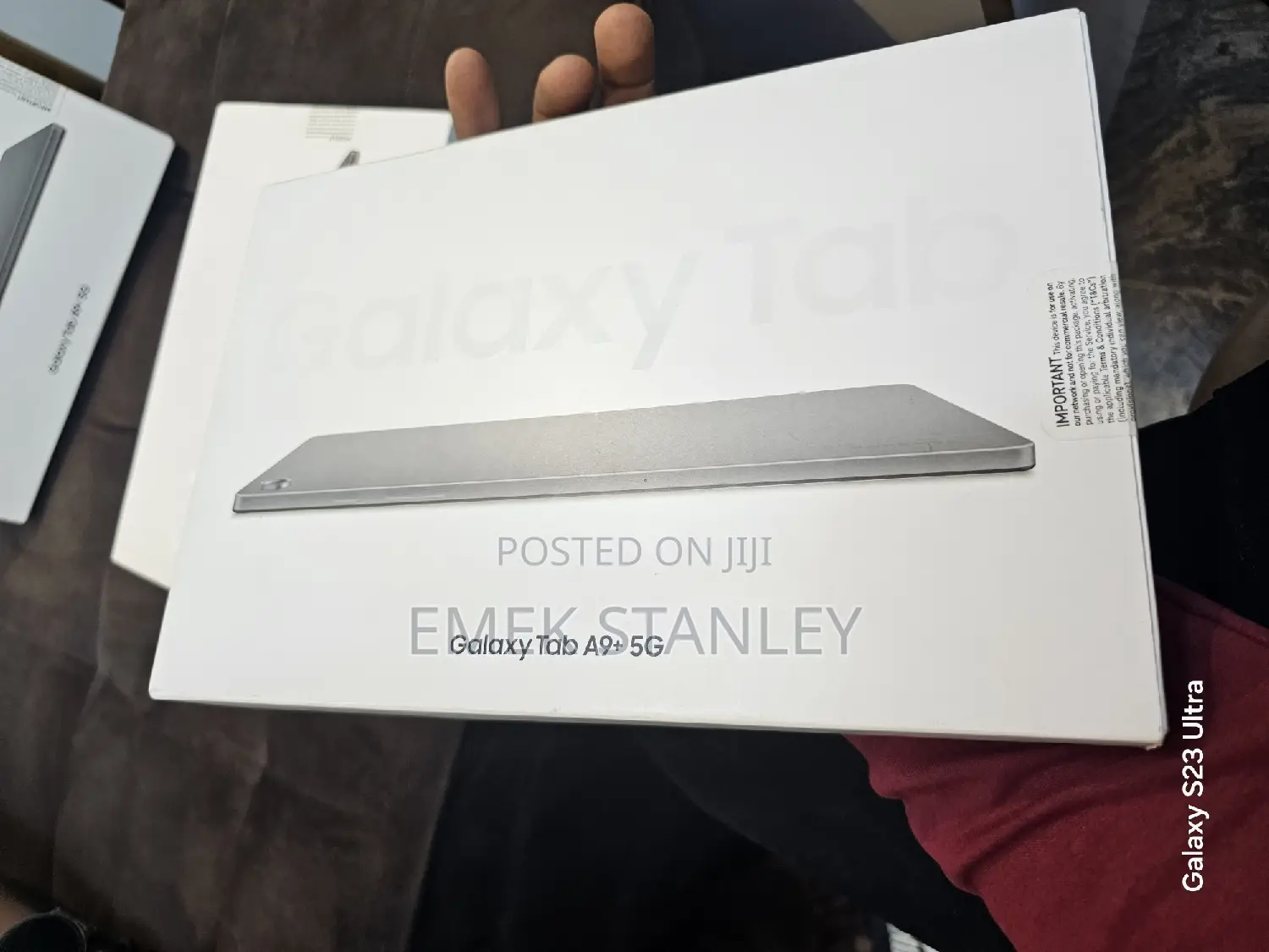 New Samsung Galaxy Tab A9+ 64 GB Black