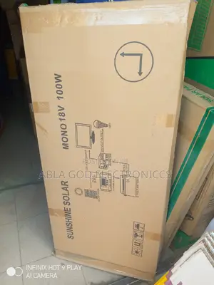 Sunshine Solar 100w Panel 18v Mono Crystal.