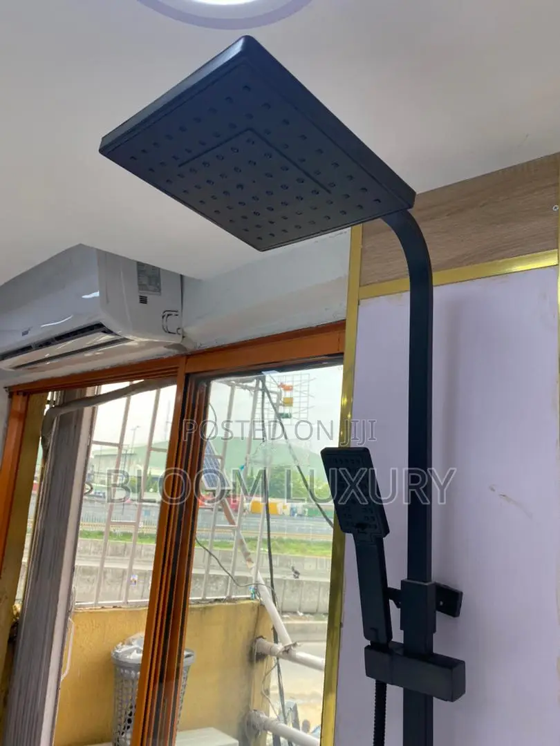 Black Mixer Surface Shower