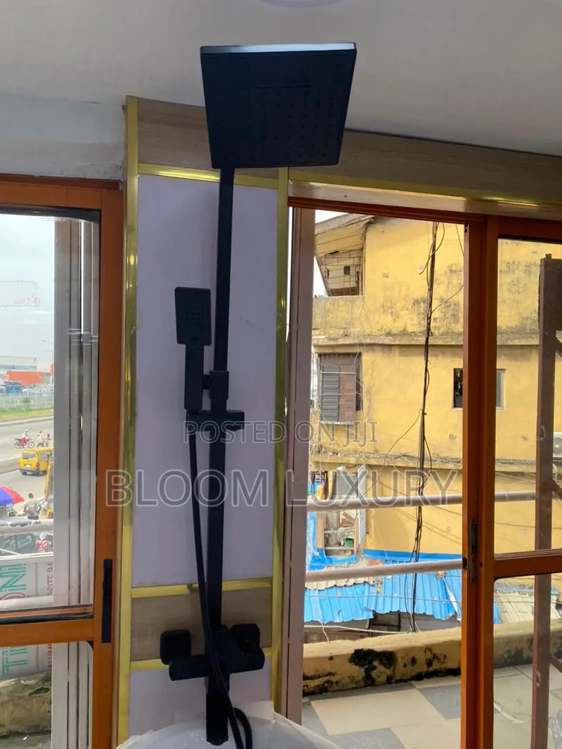 Black Mixer Surface Shower