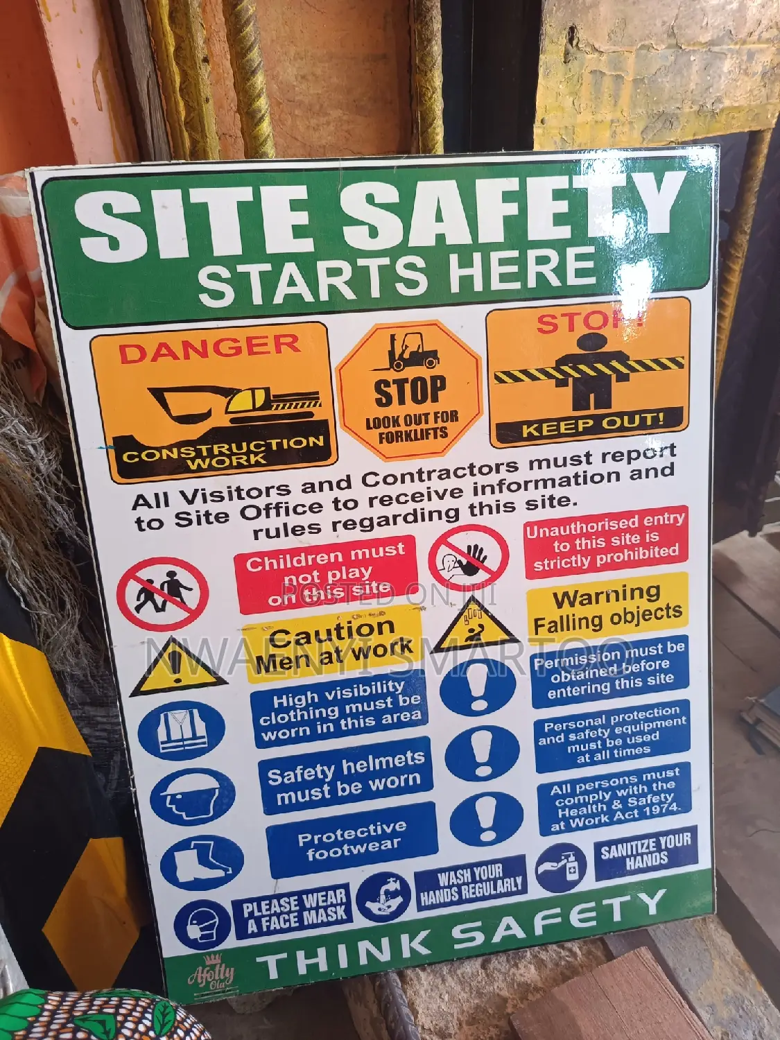 Construction Site Board