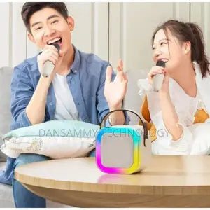Karaoke Portable Speaker With 2 Wireless Microphone