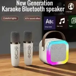Photo - Karaoke Portable Speaker With 2 Wireless Microphone