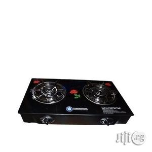 Thermocool Table Top Gas Cooker-Double Burner Glass