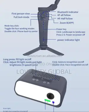 Artificial Intelligence Face Trackin Three-Axis Phone Gimbal