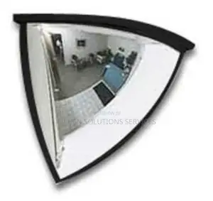 Portable 90 Degrees Acrylic Quarter Dome Mirror