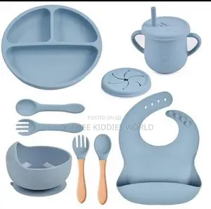Baby Silicone Bibs And Weaning Sets