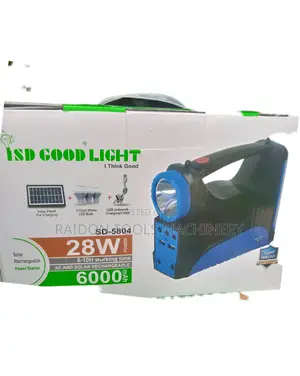 Solar Rechargeable Power Station Torch