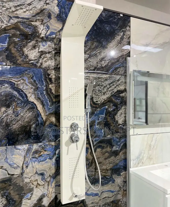 White Shower Panel