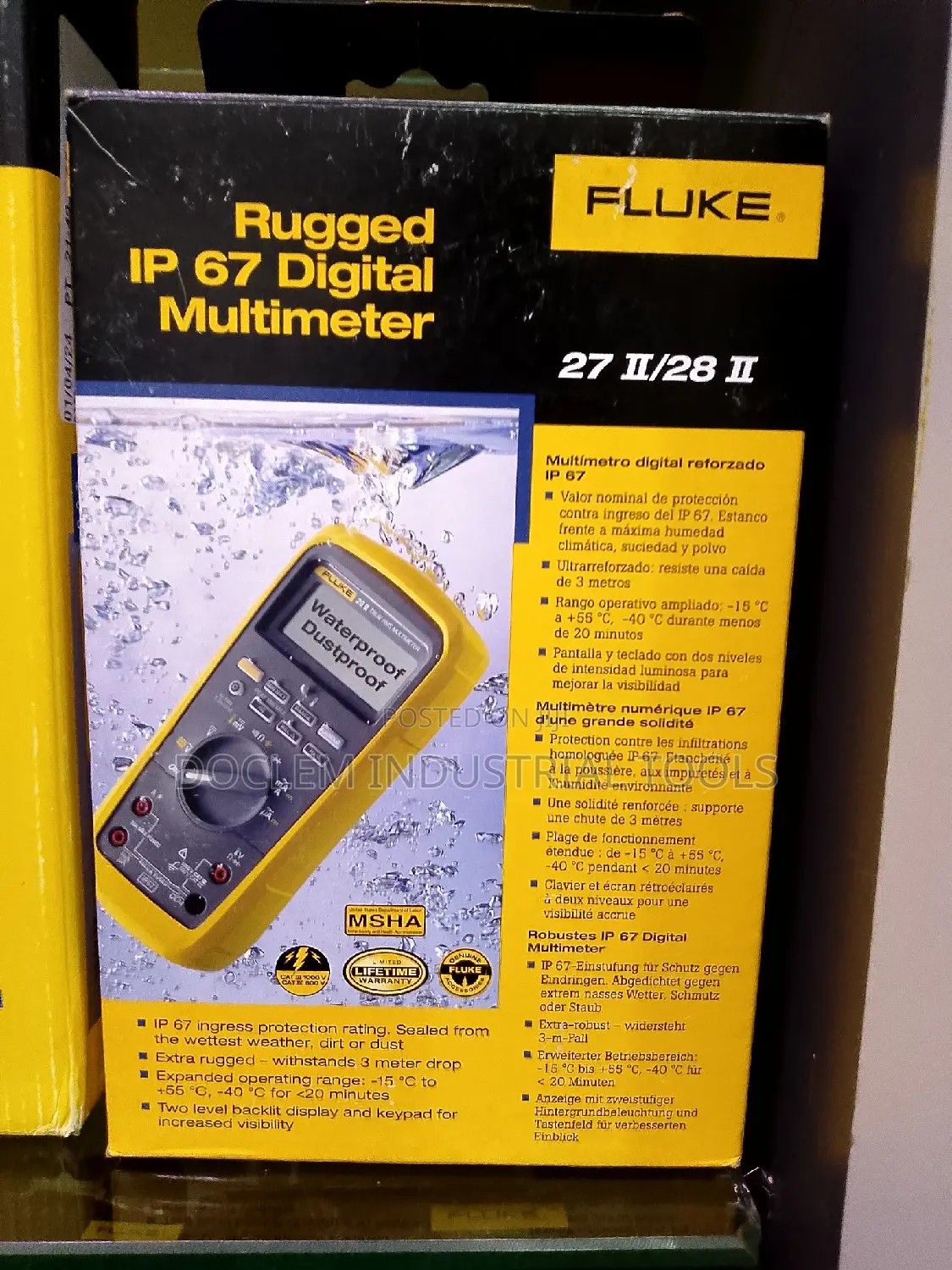 Fluke 27ii / 28ii Digital Multimeter Testing Meter