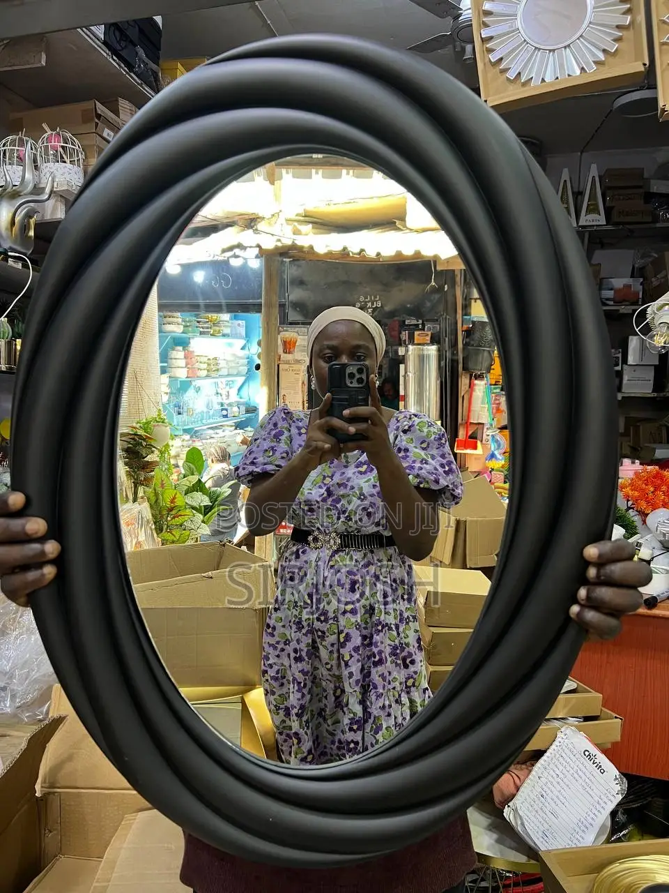 Big Oval Mirror