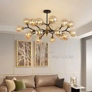 Modem LED Dropping Chandelier 3color Light Dubai Product