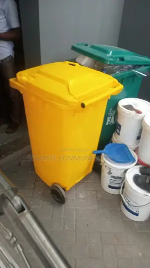 Medical and Clinical Waste Bin - 240 Litres Yellow