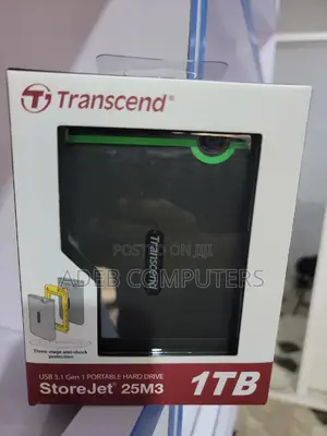 1tb Transcend External Hard Drive