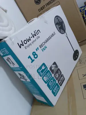 New 17.2" Wow-Win Rechargeable Fan