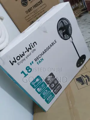 17.2- Inches Wow-Win Rechargeable Fan