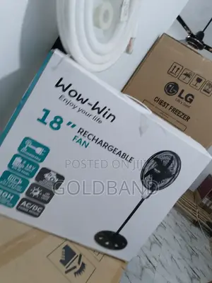 Affordable 17.2- Inches Wow-Win Rechargeable Fan