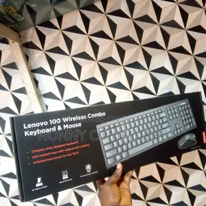 Photo - LENOVO 100 Wireless Combo Keyboard and Mouse