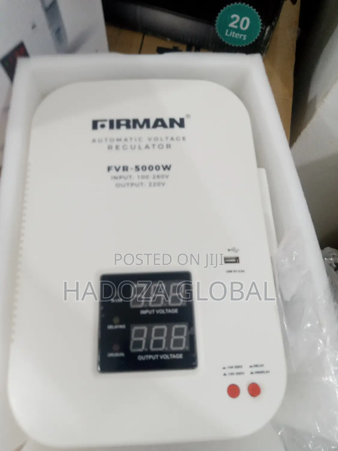 Fireman Wall Mounted Stabilizer 5000w